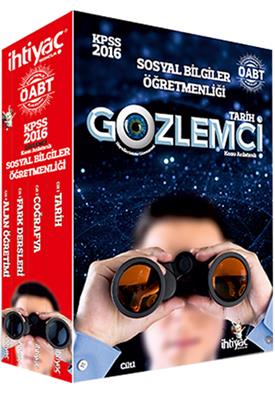 2016 ÖABT İhtiyaç Yayınları Gözlemci Sosyal Bilgiler Öğretmenliği Konu Anlatımlı Modüler Set 2016 ÖABT İhtiyaç Yayınları Gözlemci Sosyal Bilgiler Öğretmenliği Konu Anlatımlı Modüler Set