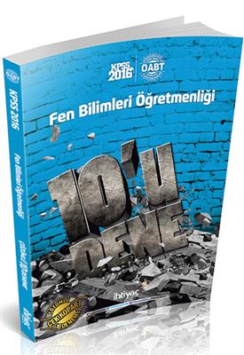 İhtiyaç Yayınları 2016 ÖABT Fen Bilimleri 10 lu Dene Çözümlü Çek Kopart Deneme İhtiyaç Yayınları 2016 ÖABT Fen Bilimleri 10 lu Dene Çözümlü Çek Kopart Deneme
