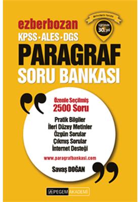 Pegem Yayınları 2016 KPSS ALES DGS Ezberbozan Paragraf Soru Bankası Pegem Yayınları 2016 KPSS ALES DGS Ezberbozan Paragraf Soru Bankası