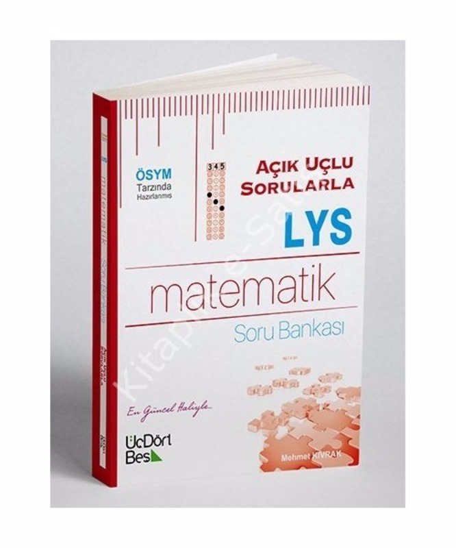 ÜçDörtBeş Yayınları LYS Matematik Açık Uçlu Sorularla Soru Bankası ÜçDörtBeş Yayınları LYS Matematik Açık Uçlu Sorularla Soru Bankası