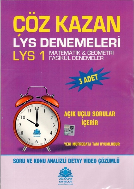 LYS 1 Matematik Geometri Çöz Kazan 3 Fasikül Deneme LYS 1 Matematik Geometri Çöz Kazan 3 Fasikül Deneme