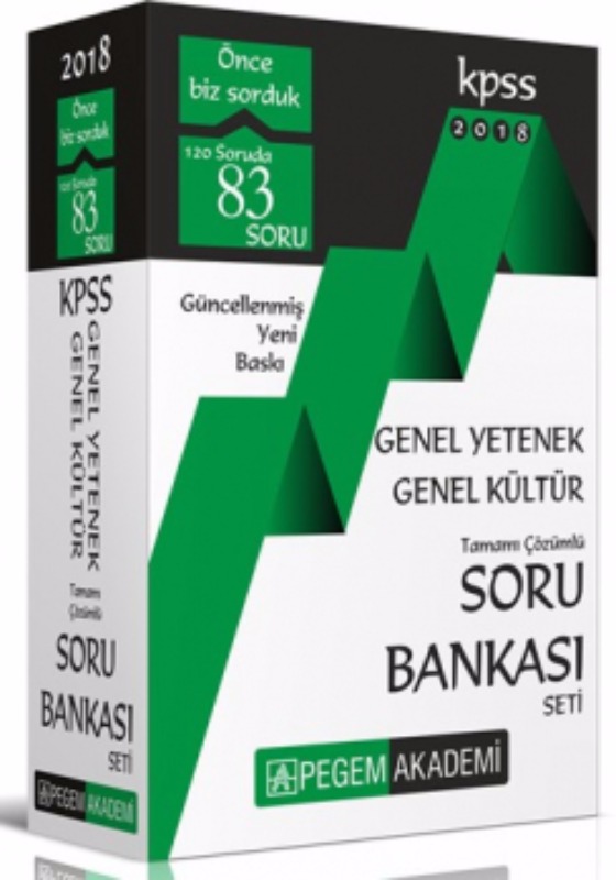 KPSS Genel Yetenek Genel Kültür Tamamı Çözümlü Soru Bankası Seti Pegem Yayınları KPSS Genel Yetenek Genel Kültür Tamamı Çözümlü Soru Bankası Seti Pegem Yayınları