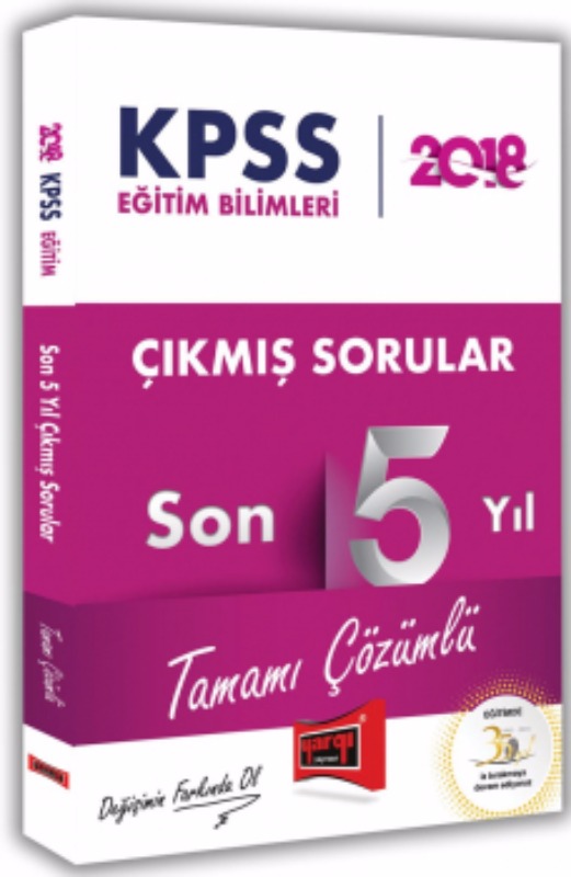 KPSS Eğitim Bilimleri Tamamı Çözümlü Son 5 Yıl Çıkmış Sorular Yargı Yayınları KPSS Eğitim Bilimleri Tamamı Çözümlü Son 5 Yıl Çıkmış Sorular Yargı Yayınları