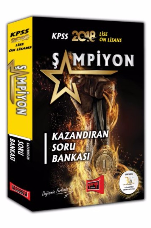 KPSS Lise Ön Lisans Şampiyon Kazandıran Soru Bankası Yargı Yayınları 2018 KPSS Lise Ön Lisans Şampiyon Kazandıran Soru Bankası Yargı Yayınları 2018