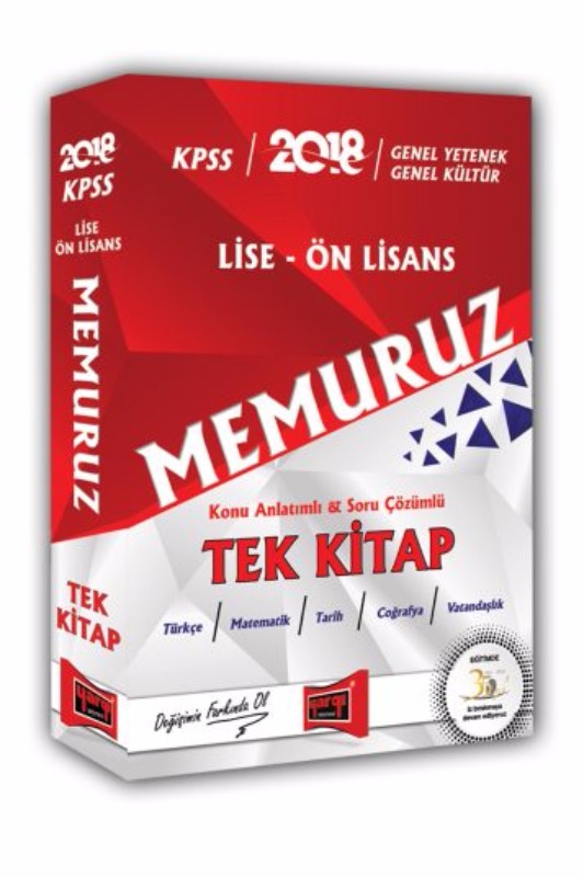 KPSS Lise Ön Lisans GY GK Memuruz Konu Anlatımlı ve Soru Çözümlü Tek Kitap Yargı Yayınları 2018 KPSS Lise Ön Lisans GY GK Memuruz Konu Anlatımlı ve Soru Çözümlü Tek Kitap Yargı Yayınları 2018