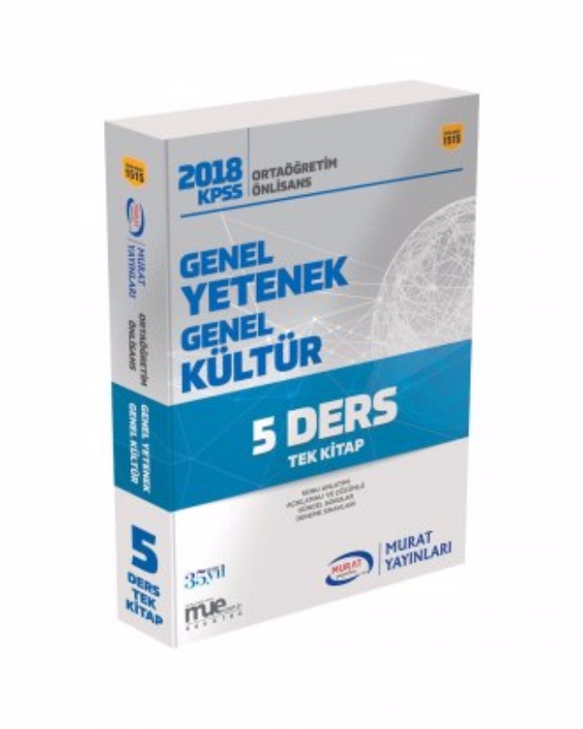 Murat Yayınları Kpss Genel Yetenek Genel Kültür Ortaöğretim Önlisans Tek Kitap Murat Yayınları Kpss Genel Yetenek Genel Kültür Ortaöğretim Önlisans Tek Kitap