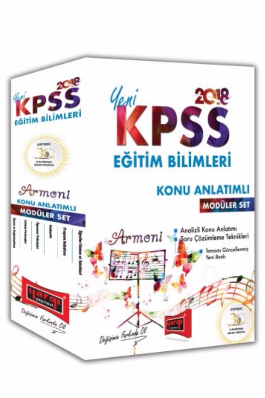 2018 Yargı Yayınları KPSS Eğitim Bilimleri Armoni Konu Anlatımlı Modüler Set 2018 Yargı Yayınları KPSS Eğitim Bilimleri Armoni Konu Anlatımlı Modüler Set