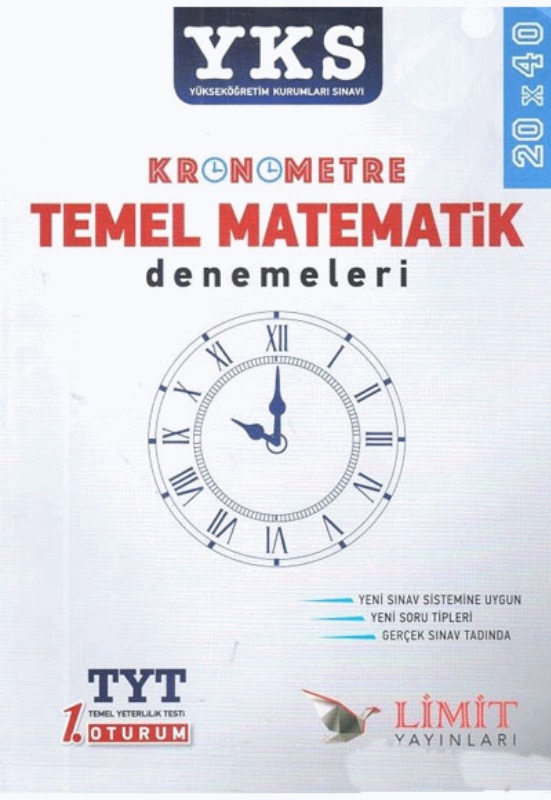YKS Kronometre Temel Matematik Denemeleri Limit Yayınları YKS Kronometre Temel Matematik Denemeleri Limit Yayınları