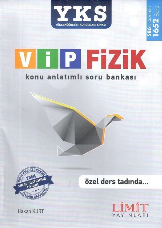 YKS VİP Fizik Konu Anlatımlı Soru Bankası Limit Yayınları YKS VİP Fizik Konu Anlatımlı Soru Bankası Limit Yayınları