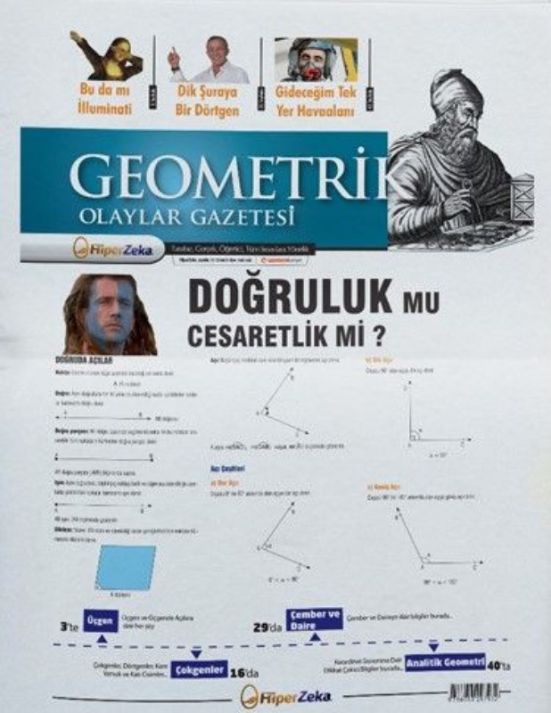 Hiper Zeka Yayınları Tüm Sınavlar İçin Geometrik Olaylar Geometri Gazetesi Hiper Zeka Yayınları Tüm Sınavlar İçin Geometrik Olaylar Geometri Gazetesi