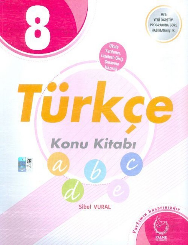 8. Sınıf Türkçe Konu Kitabı Palme Yayınları 8. Sınıf Türkçe Konu Kitabı Palme Yayınları