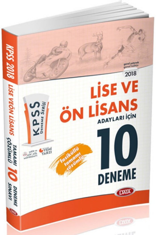 Data Yayınları 2018 KPSS Lise Ön Lisans Adayları İçin 10 Deneme Data Yayınları 2018 KPSS Lise Ön Lisans Adayları İçin 10 Deneme