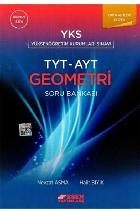 Esen Yayınları TYT AYT Orta ve İleri Düzey Geometri Soru Bankası Kırmızı Seri Esen Yayınları TYT AYT Orta ve İleri Düzey Geometri Soru Bankası Kırmızı Seri