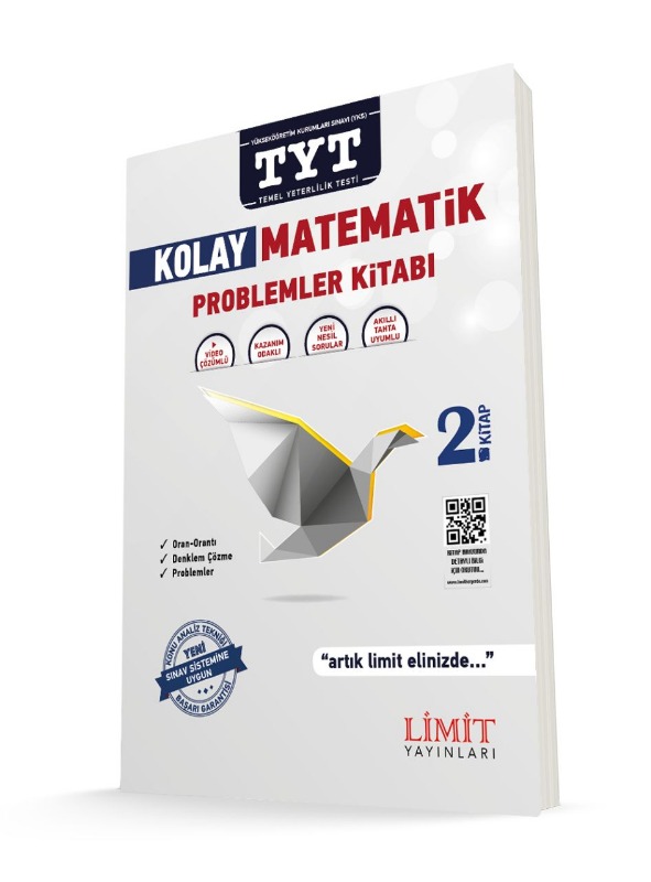 YKS 1.Oturum TYT Kolay Matematik 2.Kitap Problemler Kitabı Limit Yayınları YKS 1.Oturum TYT Kolay Matematik 2.Kitap Problemler Kitabı Limit Yayınları