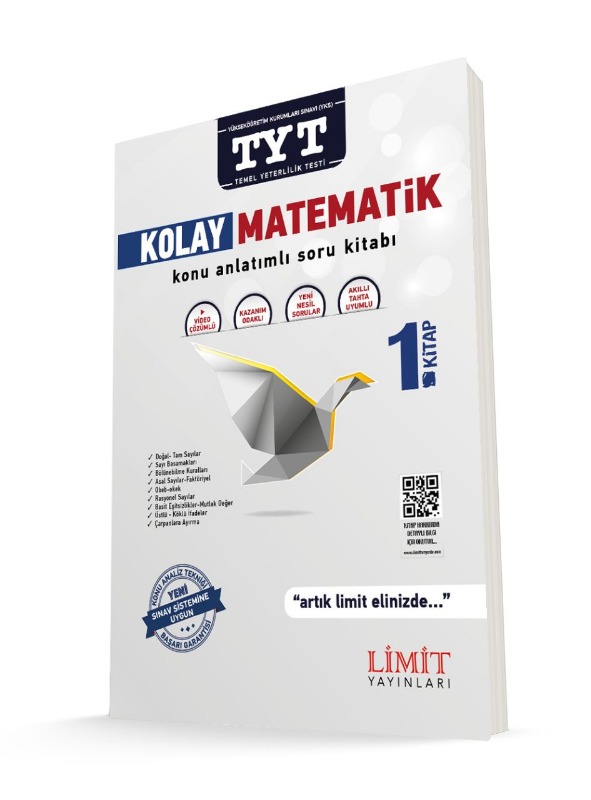 YKS 1.Oturum TYT Kolay Matematik 1. Kitap Konu Anlatımlı Soru Bankası Limit Yayınları YKS 1.Oturum TYT Kolay Matematik 1. Kitap Konu Anlatımlı Soru Bankası Limit Yayınları