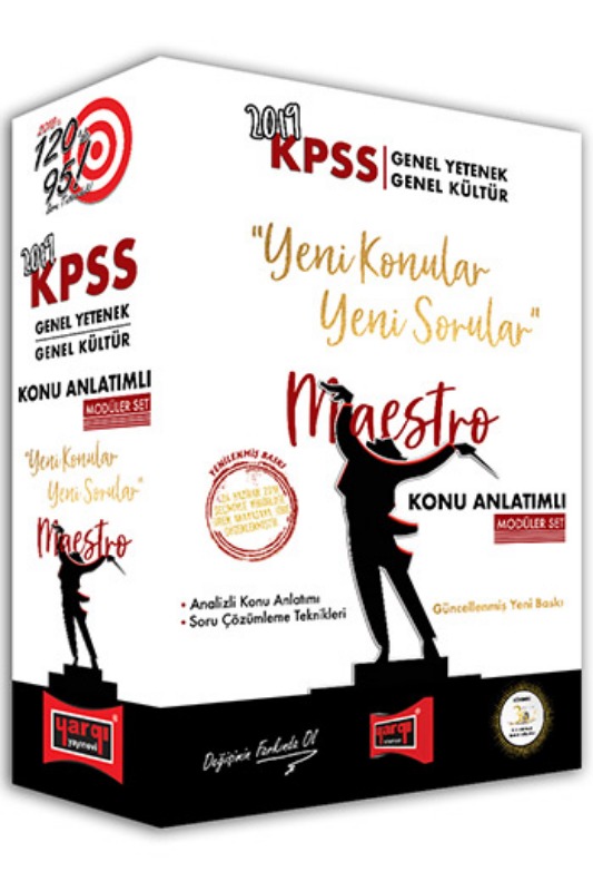Yargı Yayınları 2019 KPSS Genel Yetenek Genel Kültür MAESTRO Konu Anlatımlı Modüler Set Yargı Yayınları 2019 KPSS Genel Yetenek Genel Kültür MAESTRO Konu Anlatımlı Modüler Set