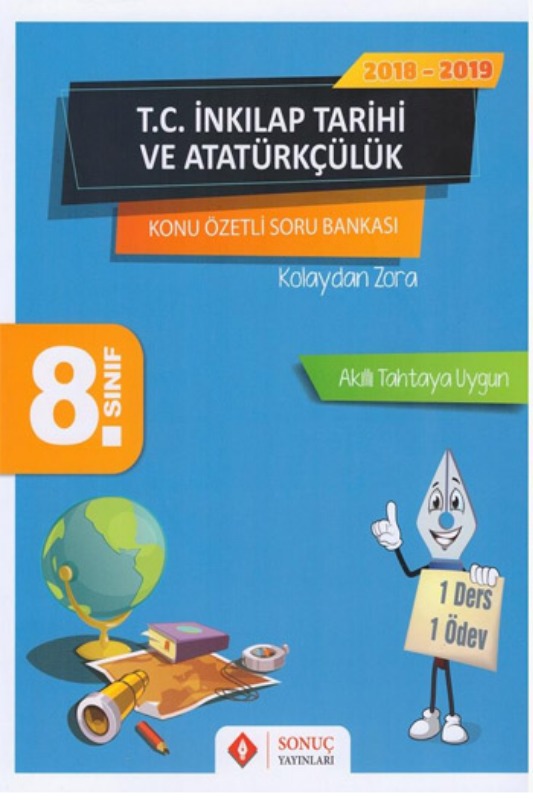 Sonuç Yayınları 8. Sınıf T.C. İnkılap Tarihi ve Atatürkçülük Kazanım Merkezli Soru Bankası Sonuç Yayınları 8. Sınıf T.C. İnkılap Tarihi ve Atatürkçülük Kazanım Merkezli Soru Bankası