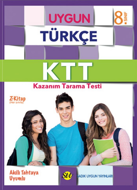 8. Sınıf KTT Türkçe (Kazanım Tarama Testi) Kitabı Sadık Uygun Yayınları 8. Sınıf KTT Türkçe (Kazanım Tarama Testi) Kitabı Sadık Uygun Yayınları