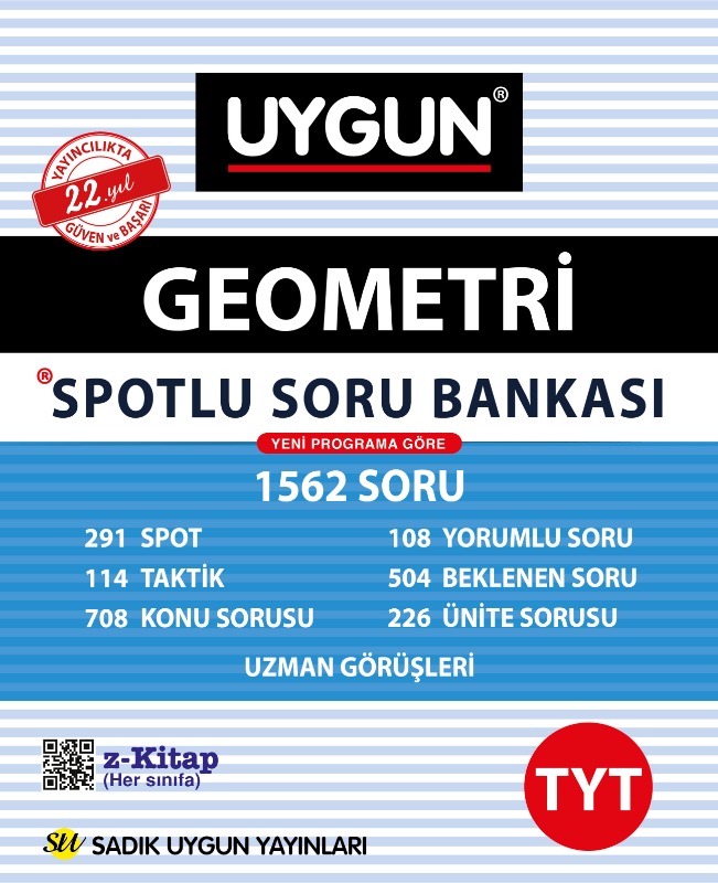 TYT Spotlu Geometri Sadık Uygun Yayınları TYT Spotlu Geometri Sadık Uygun Yayınları