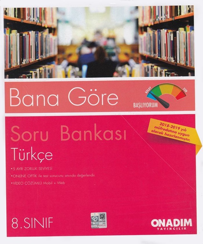 Onadım Yayıncılık 8. Sınıf Türkçe Soru Bankası Onadım Yayıncılık 8. Sınıf Türkçe Soru Bankası