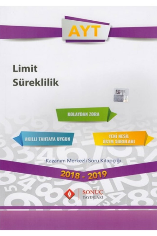 Sonuç Yayınları AYT Limit Süreklilik Kazanım Merkezli Soru Bankası Sonuç Yayınları AYT Limit Süreklilik Kazanım Merkezli Soru Bankası