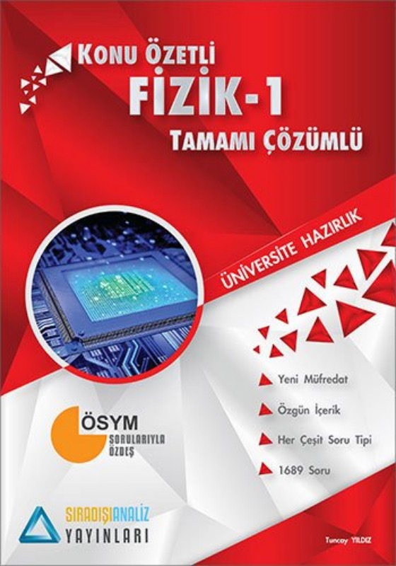Sıradışıanaliz Yayınları TYT Fizik 1 Konu Özetli Tamamı Çözümlü Sıradışıanaliz Yayınları TYT Fizik 1 Konu Özetli Tamamı Çözümlü