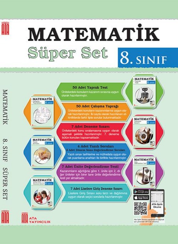 Ata Yayınları 8. Sınıf Matematik Süper Set Ata Yayınları 8. Sınıf Matematik Süper Set