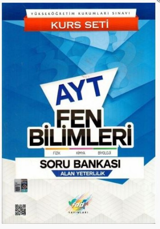 FDD Yayınları AYT Fen Bilimleri Soru Bankası Kurs Seti FDD Yayınları AYT Fen Bilimleri Soru Bankası Kurs Seti