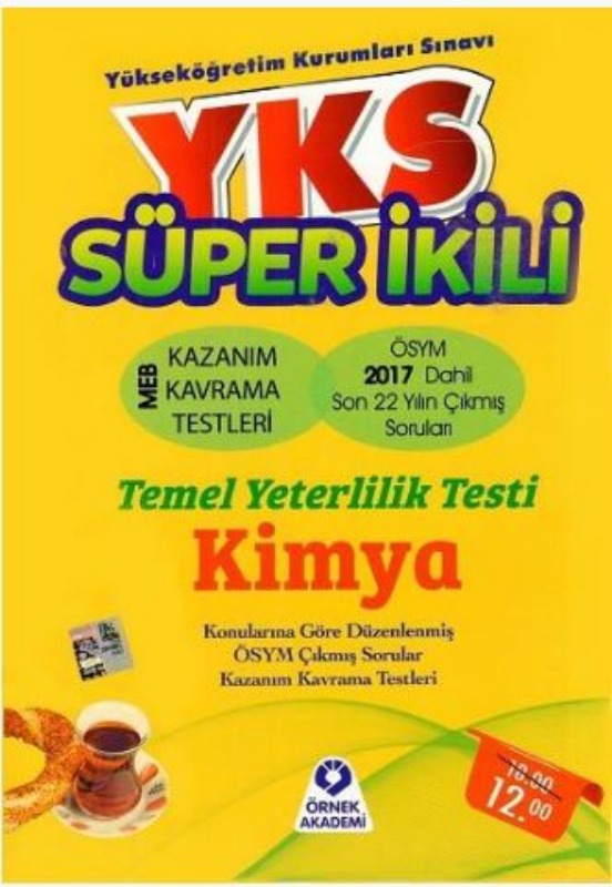 Örnek Akademi TYT Süper İkili Kimya Çıkmış Sorular Kazanım Kavrama Testleri Örnek Akademi TYT Süper İkili Kimya Çıkmış Sorular Kazanım Kavrama Testleri