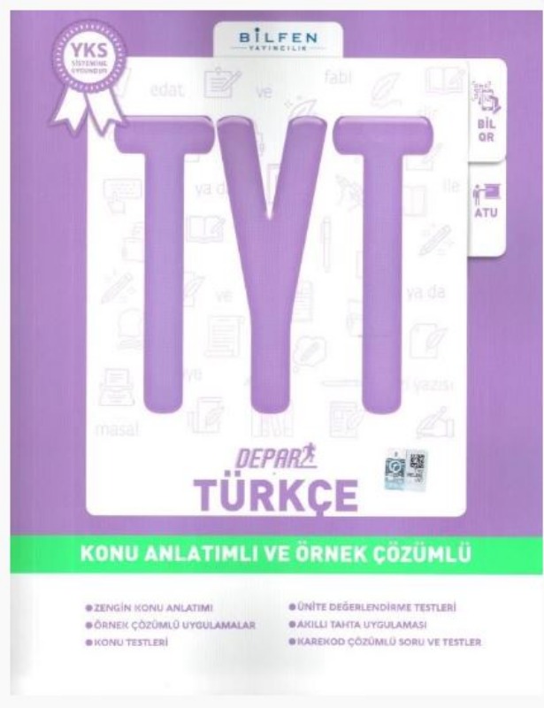 Bilfen Yayınları TYT Depar Türkçe Konu Anlatımlı ve Örnek Çözümlü Bilfen Yayınları TYT Depar Türkçe Konu Anlatımlı ve Örnek Çözümlü