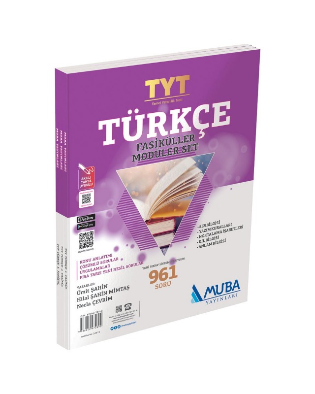 TYT Türkçe Fasikülleri Modüler Set Muba Yayınları TYT Türkçe Fasikülleri Modüler Set Muba Yayınları