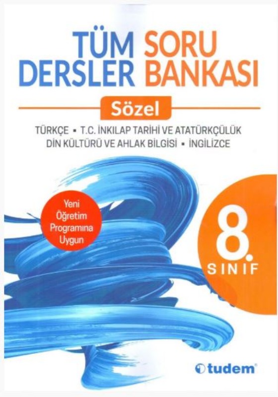 Tudem Yayınları 8. Sınıf Tüm Dersler Sözel Soru Bankası Tudem Yayınları 8. Sınıf Tüm Dersler Sözel Soru Bankası