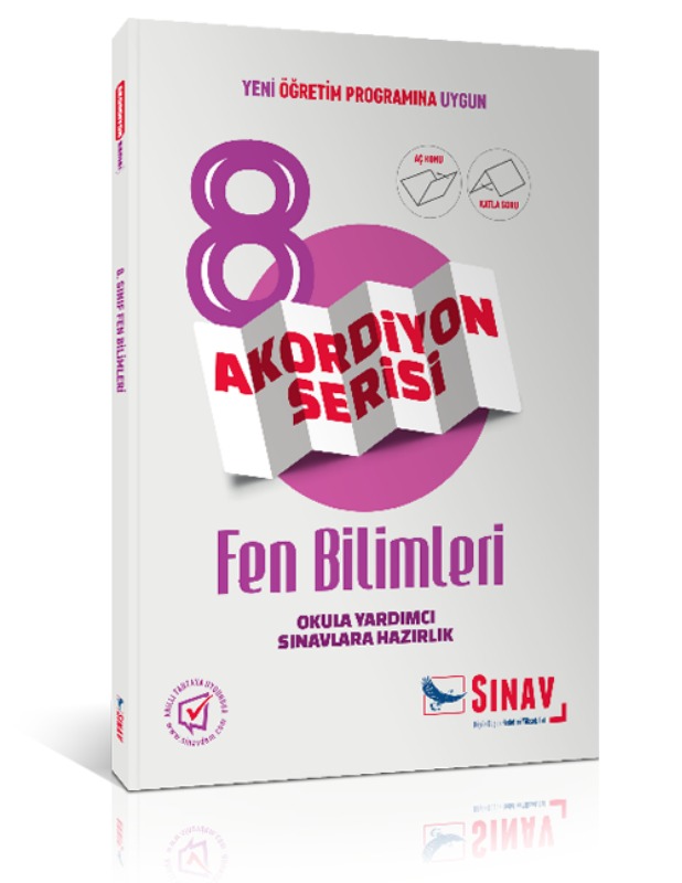 Sınav Yayınları 8. Sınıf Fen Bilimleri Akordiyon Kitap Sınav Yayınları 8. Sınıf Fen Bilimleri Akordiyon Kitap
