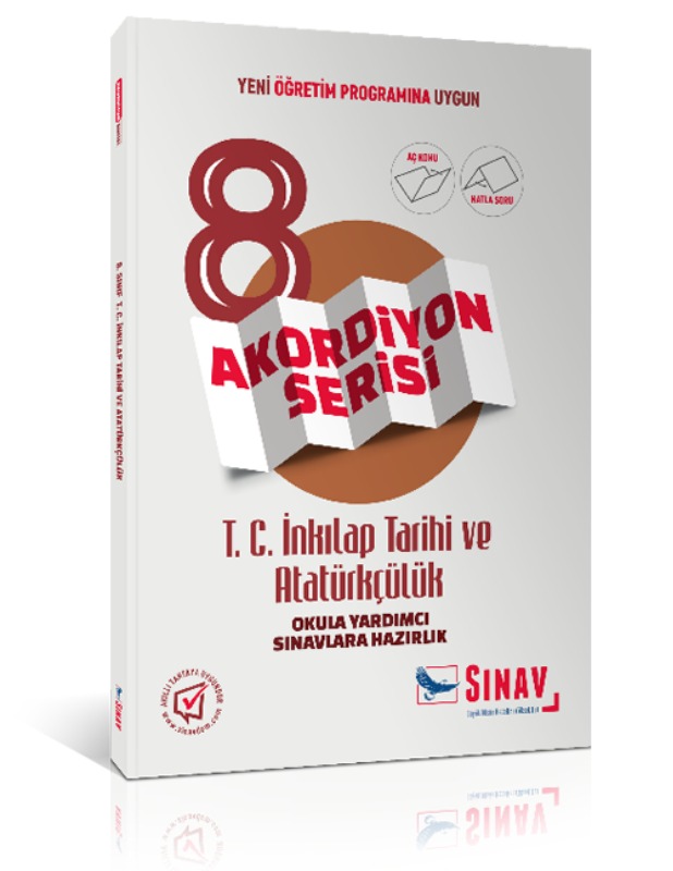 Sınav Yayınları 8. Sınıf T.C. İnkılap Tarihi ve Atatürkçülük Akordiyon Kitap Sınav Yayınları 8. Sınıf T.C. İnkılap Tarihi ve Atatürkçülük Akordiyon Kitap