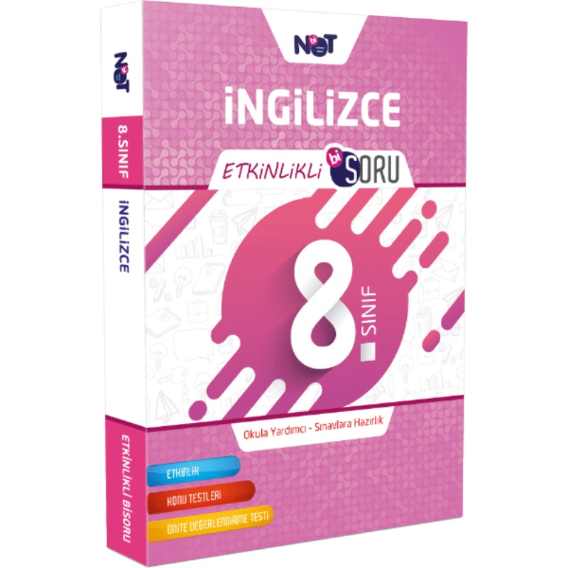 8.Sınıf İngilizce Etkinlikli Bi Soru BiNot Yayınları 8.Sınıf İngilizce Etkinlikli Bi Soru BiNot Yayınları