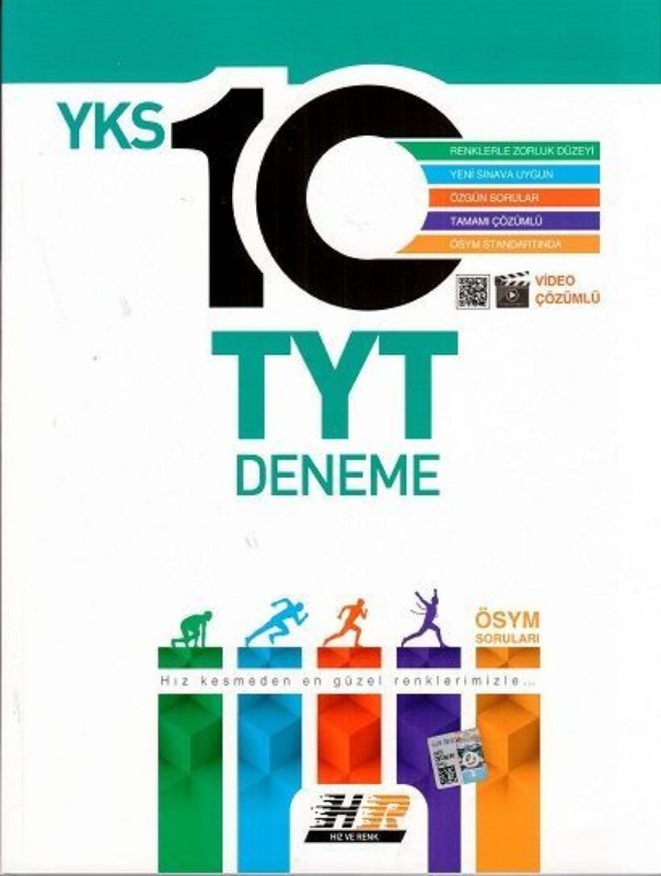 Hız ve Renk Yayınları TYT 10 Video Çözümlü Deneme Hız ve Renk Yayınları TYT 10 Video Çözümlü Deneme