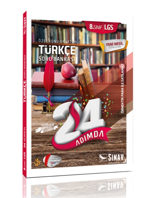 Sınav Yayınları 8. Sınıf LGS Fen Bilimleri 24 Adımda Soru Bankası Sınav Yayınları 8. Sınıf LGS Fen Bilimleri 24 Adımda Soru Bankası