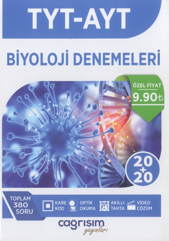 TYT AYT Biyoloji Denemeleri Çağrışım Yayınları TYT AYT Biyoloji Denemeleri Çağrışım Yayınları