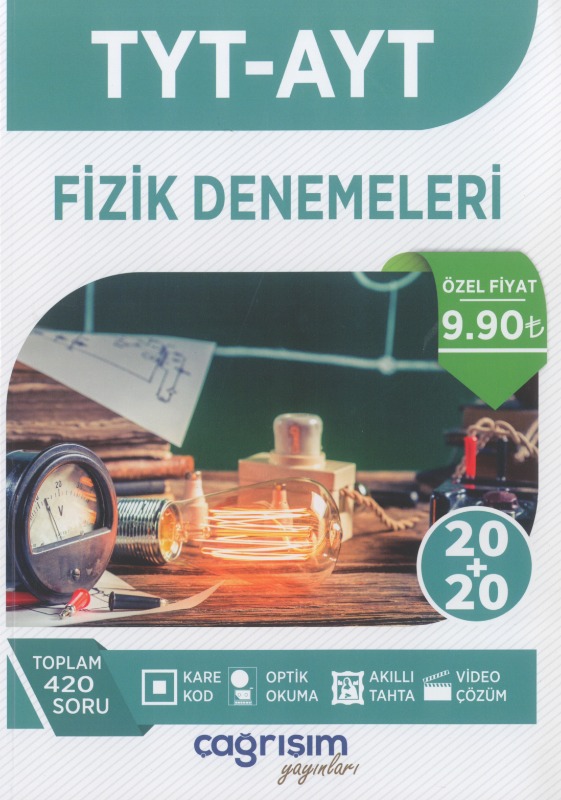 TYT AYT Fizik Denemeleri Çağrışım Yayınları TYT AYT Fizik Denemeleri Çağrışım Yayınları