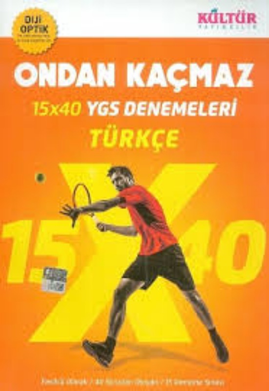 Kültür Yayıncılık TYT Ondan Kaçmaz Türkçe 15 x 40 Denemeleri Kültür Yayıncılık TYT Ondan Kaçmaz Türkçe 15 x 40 Denemeleri