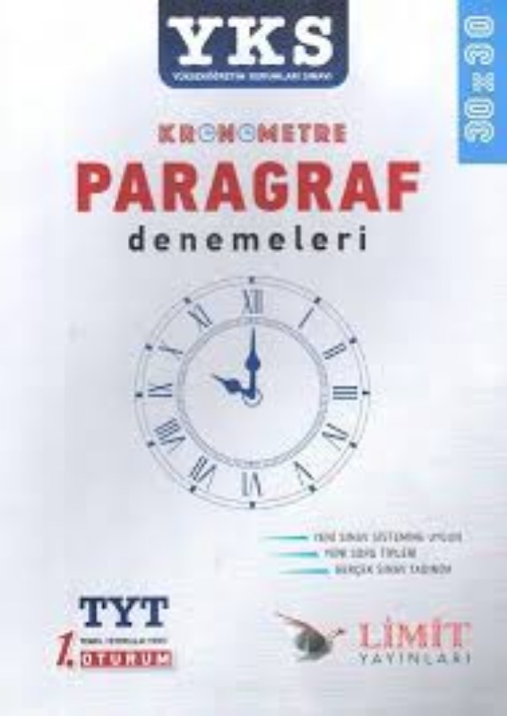Limit Yayınları TYT Kronometre Paragraf Denemeleri Limit Yayınları TYT Kronometre Paragraf Denemeleri