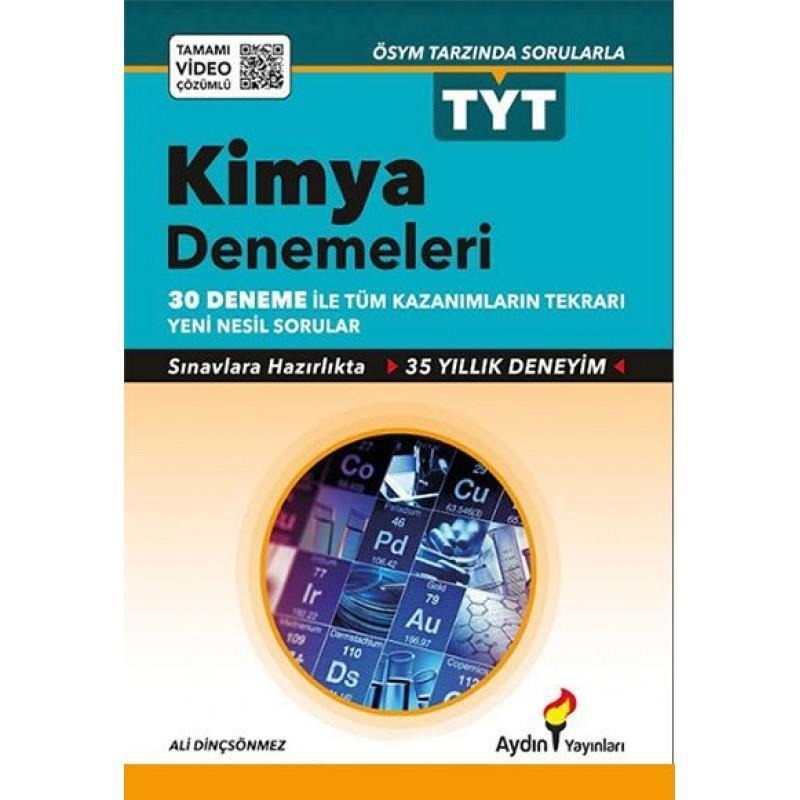 YKS TYT Kimya Denemeleri Aydın Yayınları YKS TYT Kimya Denemeleri Aydın Yayınları