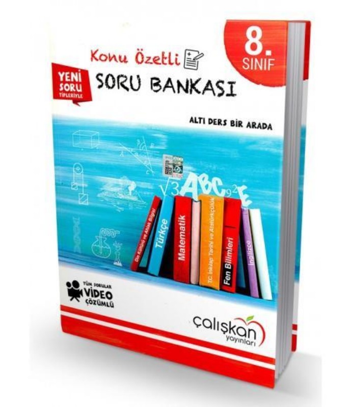 8.Sınıf Tüm Dersler Konu Özetli Soru Bankası Çalışkan Yayınları 8.Sınıf Tüm Dersler Konu Özetli Soru Bankası Çalışkan Yayınları