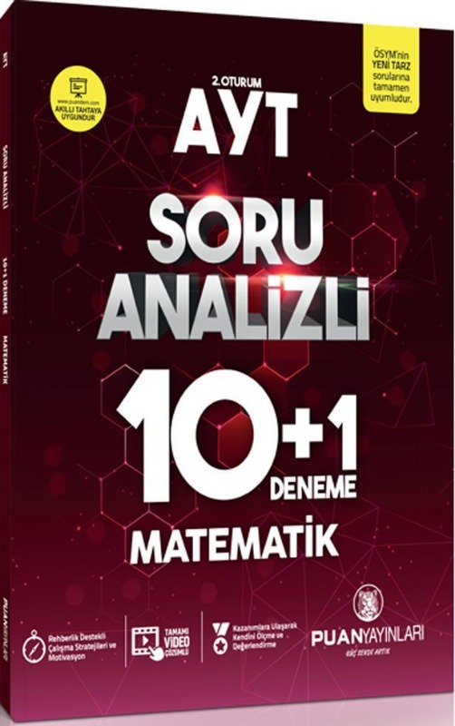 Puan Yayınları AYT Matematik Soru Analizli 10+1 Deneme Puan Yayınları AYT Matematik Soru Analizli 10+1 Deneme
