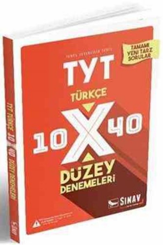 Sınav Yayınları TYT Türkçe 10x40 Düzey Denemeleri Sınav Yayınları TYT Türkçe 10x40 Düzey Denemeleri