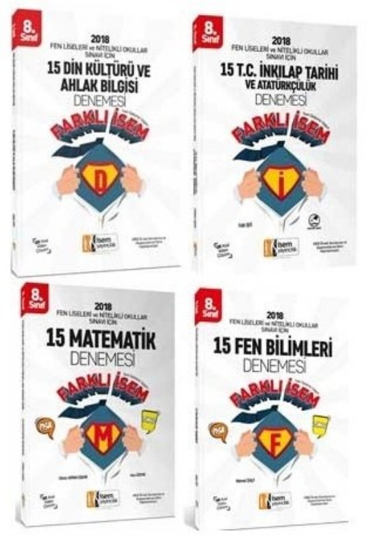 İsem Yayınları Lgs Branş Deneme Seti 4 Ders İsem Yayınları Lgs Branş Deneme Seti 4 Ders