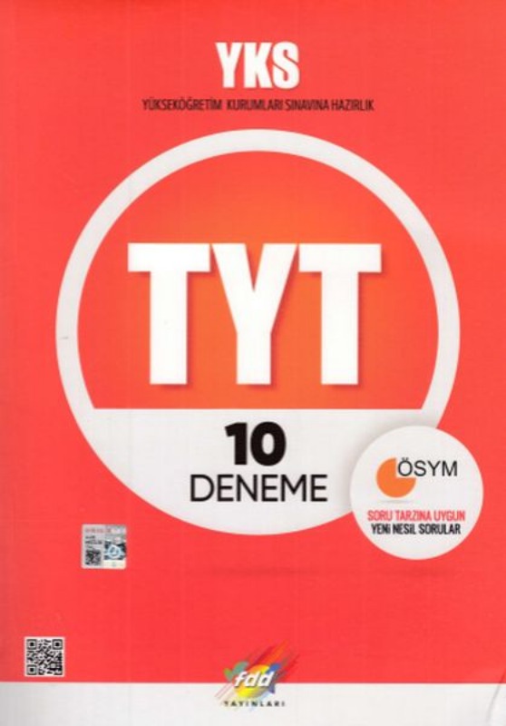 FDD Yayınları TYT 10 Deneme FDD Yayınları TYT 10 Deneme