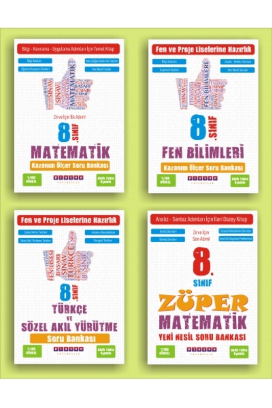 Ploton Yayınları Lgs Züper Fen Türkçe Matematik 4 Set Ploton Yayınları Lgs Züper Fen Türkçe Matematik 4 Set