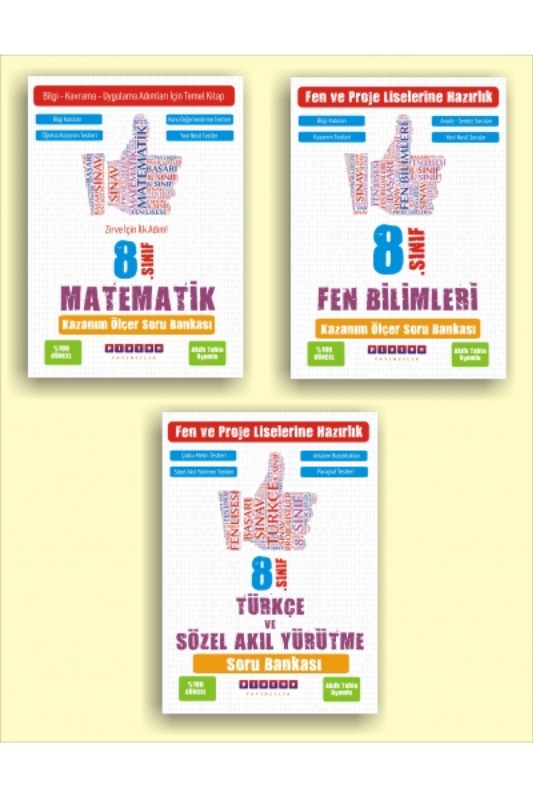 Platon Yayınları Lgs Temel Set Matematik Fen Türkçe Platon Yayınları Lgs Temel Set Matematik Fen Türkçe