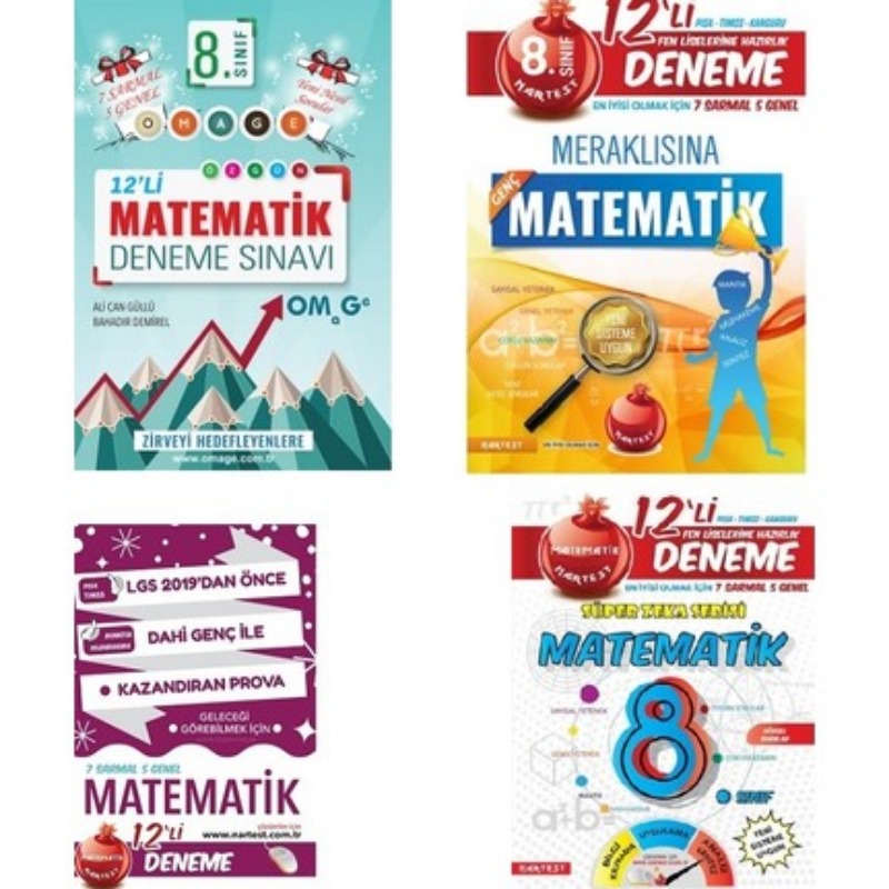 Nartest Yayınları 8. Sınıf Lgs Matematik Deneme SET Nartest Yayınları 8. Sınıf Lgs Matematik Deneme SET